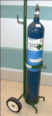 Nitrous oxide cylinder